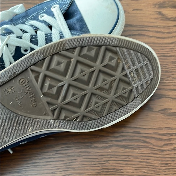 Converse Classic Blue and White Sneakers - Picture 2 of 3